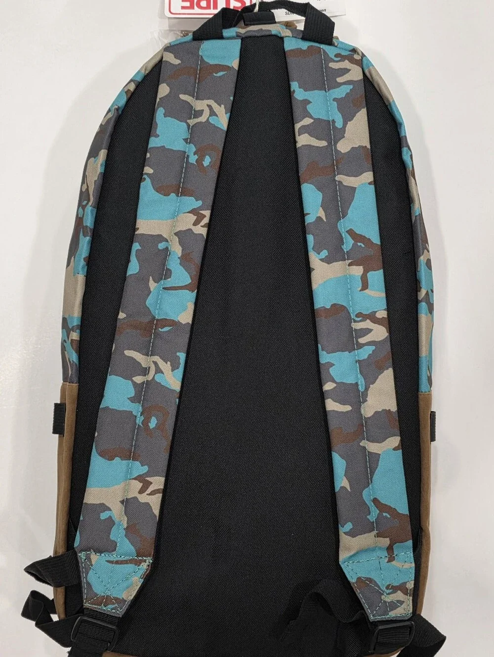 SUPE Design MegaZip Backpack Camo Green Waterproof Laptop School Travel NWT